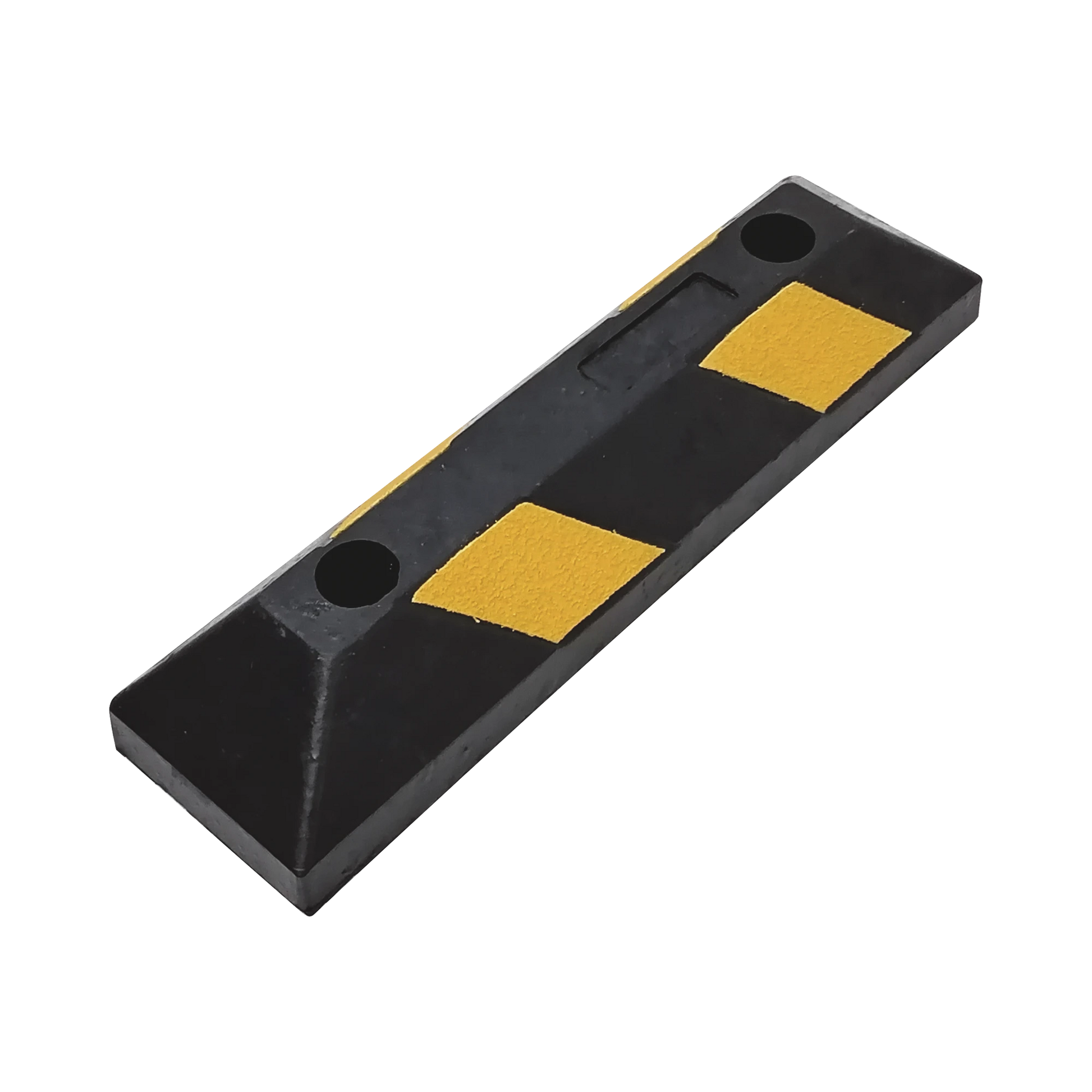 TOPE VEHICULAR P / ESTACIONAMIENTO / 55CM / COLOR NEGRO-AMARILLO.-Acceso Vehicular-ACCESSPRO-Bsai Seguridad & Controles