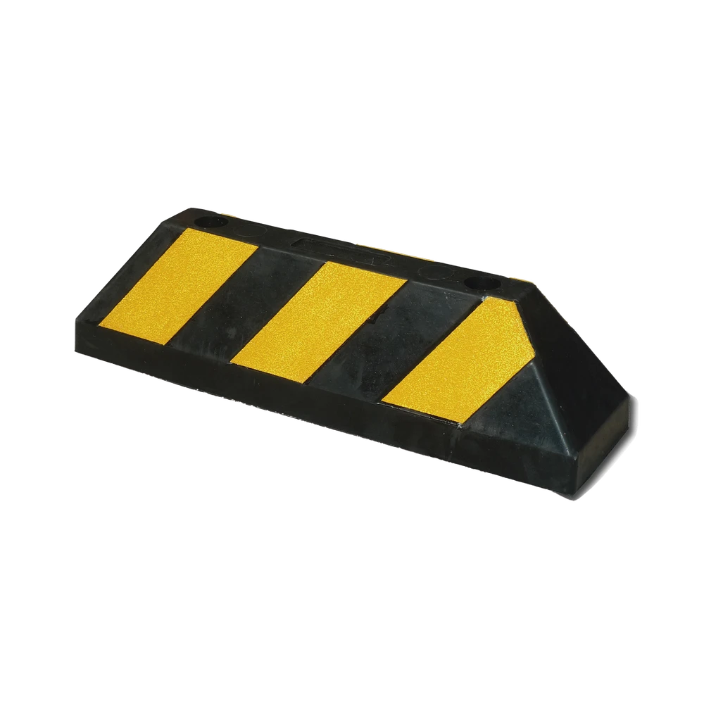 TOPE VEHICULAR 55CM / PARA CAMION / ESTACIONAMIENTO / COLOR NEGRO-AMARILLO.-Acceso Vehicular-ACCESSPRO-Bsai Seguridad & Controles