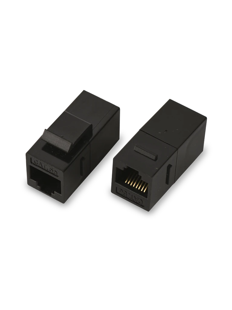 SAXXON M225 - COPLE RJ45 / RJ45 HEMBRA A RJ45 HEMBRA / CAT 5E / COLOR NEGRO-Jacks y Plugs-SAXXON-Bsai Seguridad & Controles