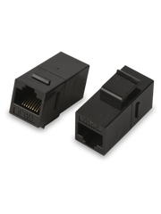 SAXXON M226 - COPLE RJ45 / RJ45 HEMBRA A RJ45 HEMBRA / CAT 6 / COLOR NEGRO-Jacks y Plugs-SAXXON-Bsai Seguridad & Controles