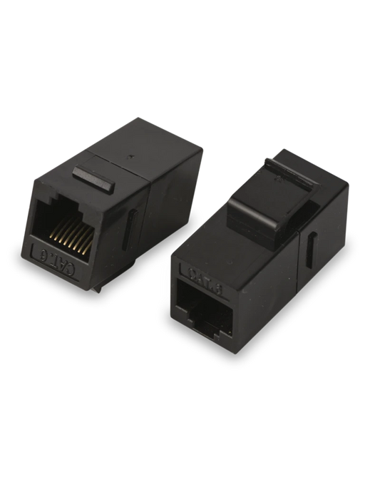 SAXXON M226 - COPLE RJ45 / RJ45 HEMBRA A RJ45 HEMBRA / CAT 6 / COLOR NEGRO-Jacks y Plugs-SAXXON-TCE442020-Bsai Seguridad & Controles