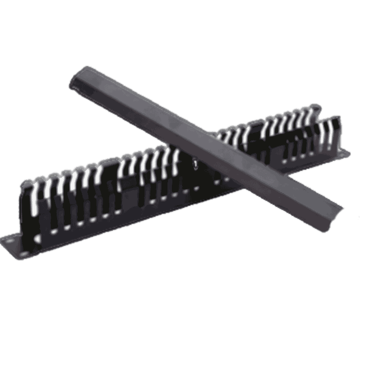 SAXXON SXORGNET48P- ORGANIZADOR DE CABLES HORIZONTAL CON TAPA PARA RACK DE19" / 1U / 48 POSICIONES / COLOR NEGRO-Organizadores-SAXXON-SXN0420018-Bsai Seguridad & Controles