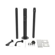 POSTE SECCIONADO DE 3 METROS / ESPECIALIZADO PARA LA INSTALACIÓN DE VIDEOVIGILANCIA / INCLUYE BASE DE CIMENTACIÓN Y BRAZO PARA CÁMARA PTZ / COLOR NEGRO-Accesorios Generales-SYSCOM VIDEO-Bsai Seguridad & Controles