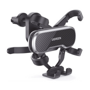 SOPORTE DE CELULAR PARA AUTOMÓVIL EN RENDIJA DE VENTILACIÓN / SISTEMA DE GRAVEDAD / ROTACION DE 360° / SISTEMA DE SUSPENSION POR GANCHO / PINZAS DE GOMA / AMPLIA COMPATIBILIDAD CON DISPOSITIVOS DE 4'' A 7'' / COLOR NEGRO-Accesorios-UGREEN-Bsai Seguridad & Controles
