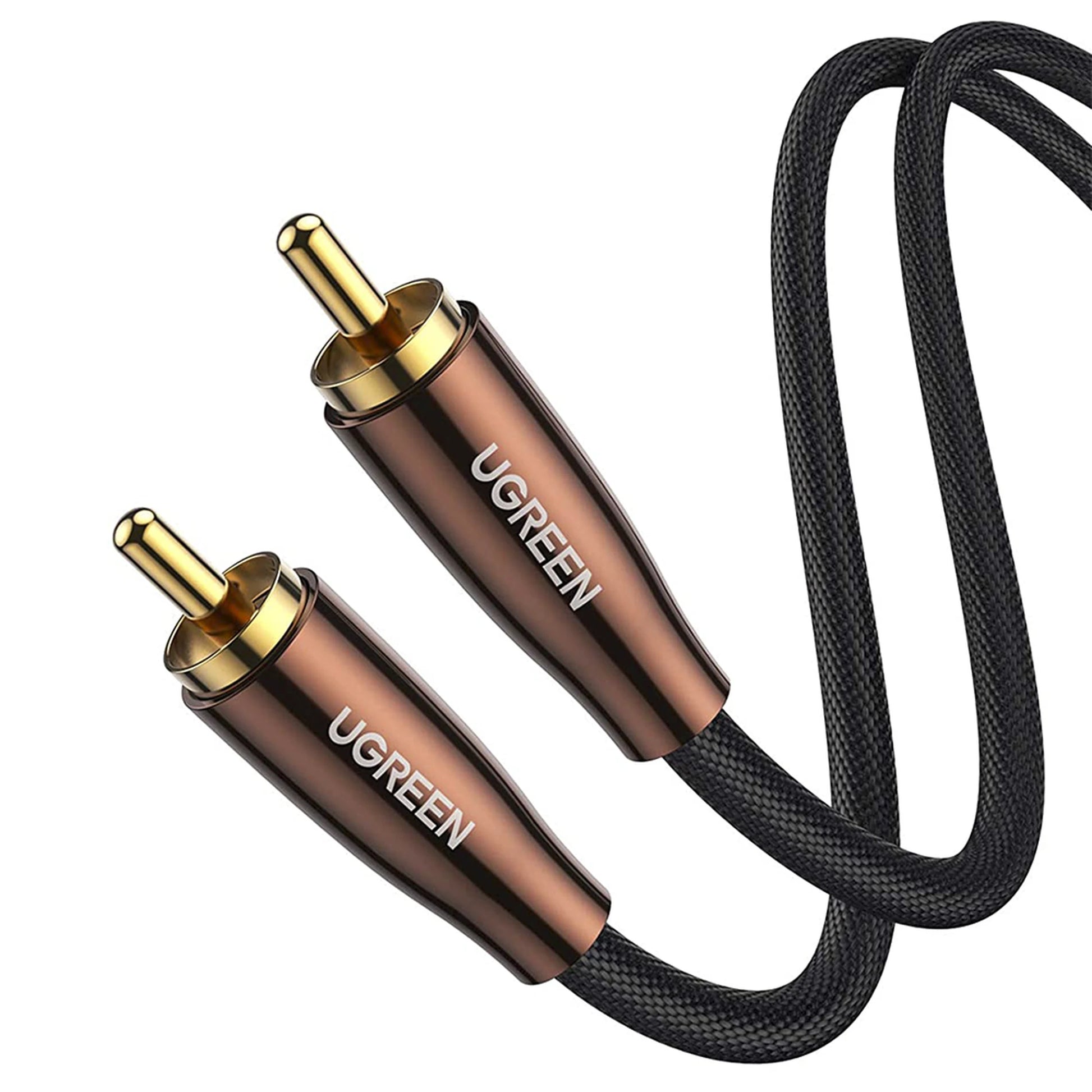 CABLE DE AUDIO COAXIAL MACHO A COAXIAL MACHO (S/PDIF) / 5.1 CANALES / DISEÑO DE BLINDAJE MULTIPLE / NÚCLEO DE COBRE / CAJA DE ALEACION DE COBRE / 3 METROS / COLOR NEGRO-Accesorios-UGREEN-Bsai Seguridad & Controles