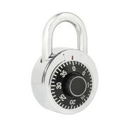 CANDADO DE COMBINACIÓN / MEDIDA 50 MM/ NIVEL DE SEGURIDAD 3 / COMBINACIÓN DE DISCO / COLOR NEGRO.-Ferreteria-LOCK-Bsai Seguridad & Controles