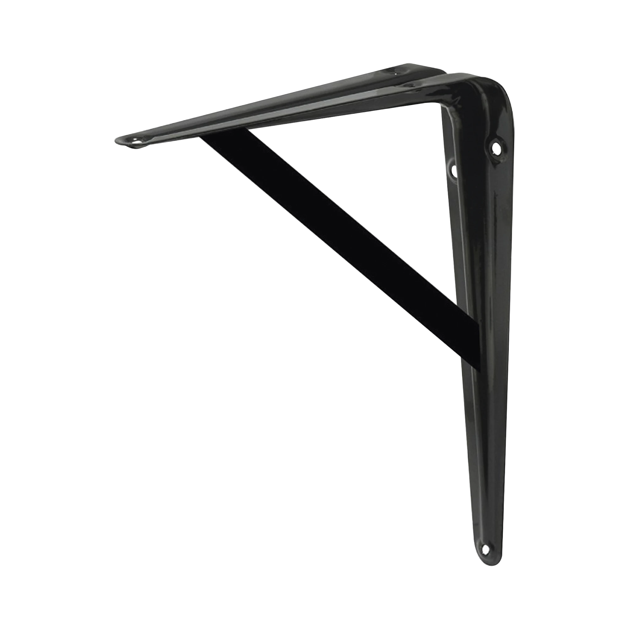 MÉNSULA DE ACERO REFORZADO 8" X 12" (20 X 30 CM)/COLOR NEGRO.-Herramientas-SURTEK-Bsai Seguridad & Controles