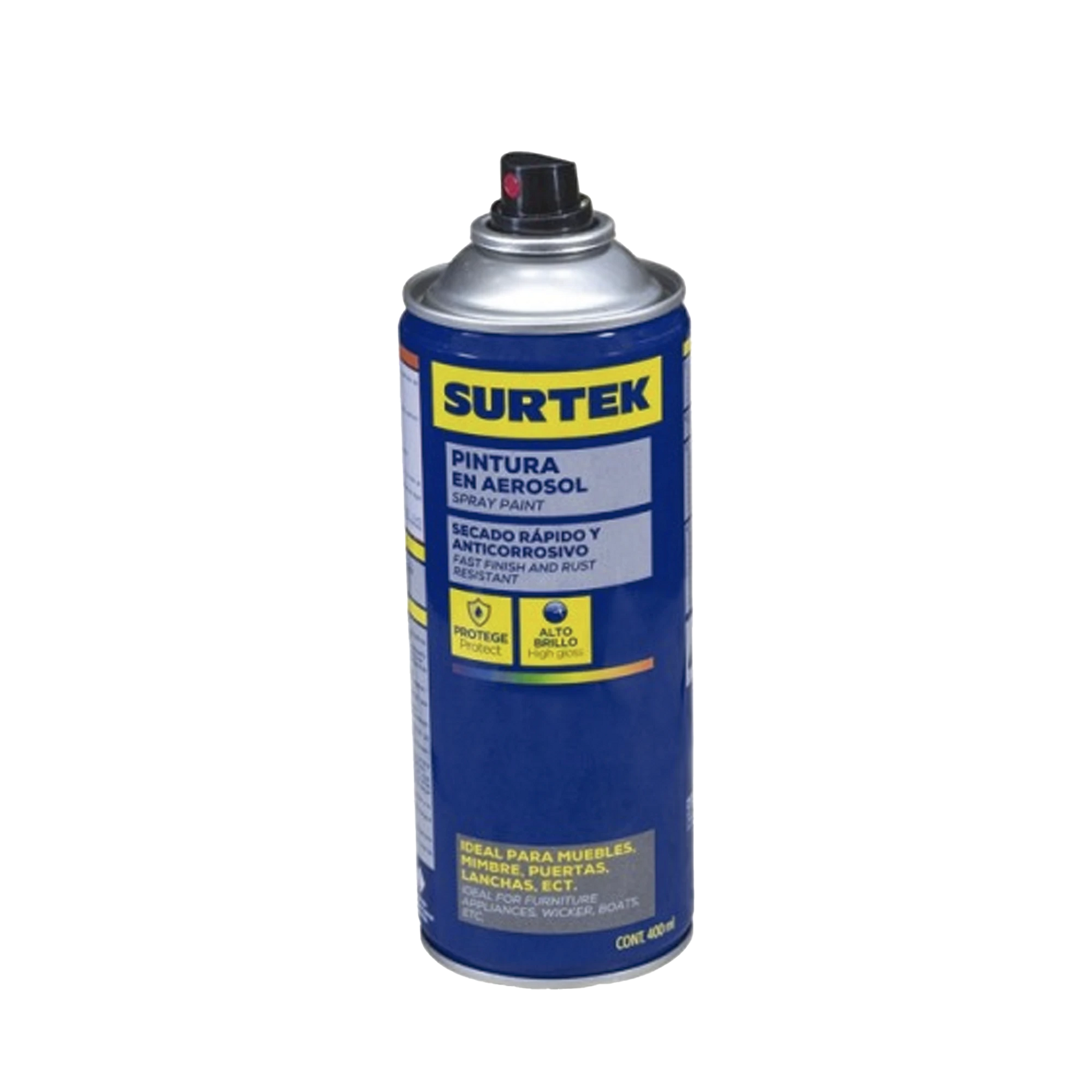 PINTURA EN AEROSOL 400 ML / COLOR ROJO OSCURO.-Ferreteria-SURTEK-Bsai Seguridad & Controles