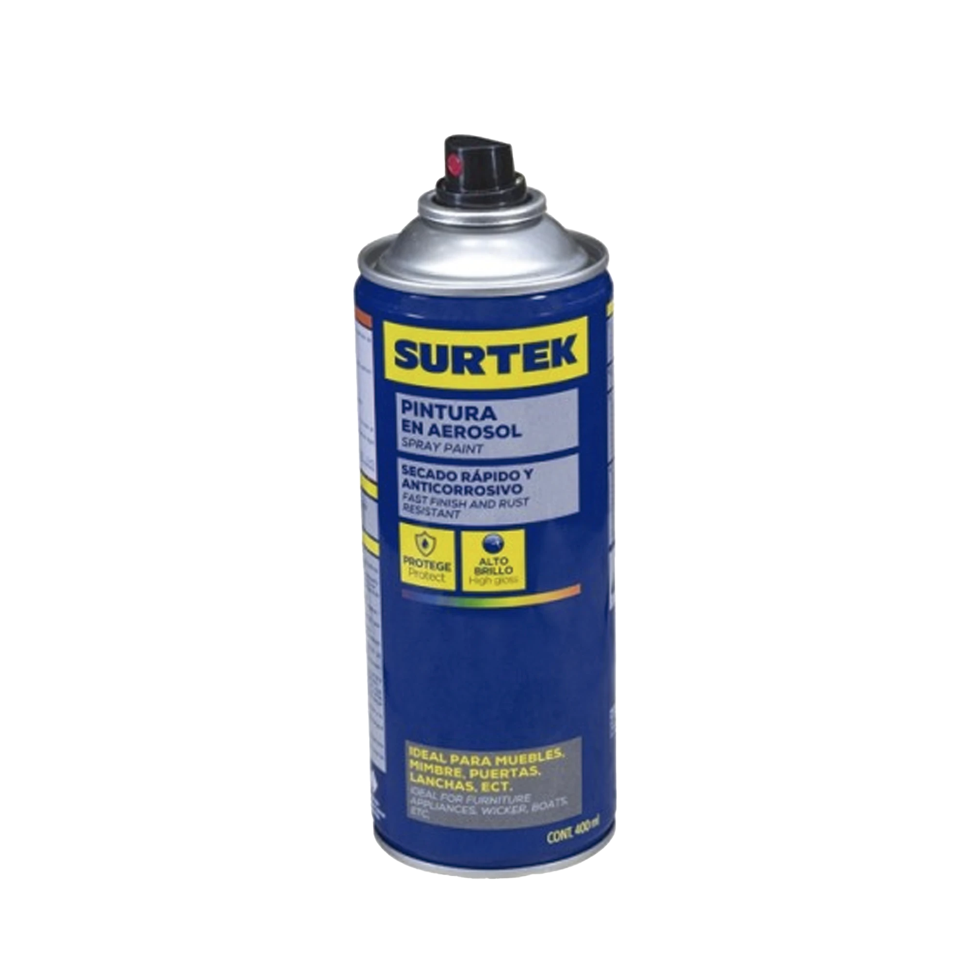PINTURA EN AEROSOL 400 ML / COLOR ROJO OSCURO.-Ferreteria-SURTEK-Bsai Seguridad & Controles