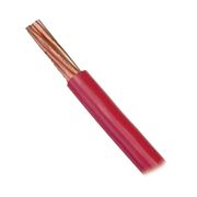 VENTA POR METRO / CABLE ELÉCTRICO DE COBRE / RECUBIERTO THW-LS / CALIBRE 14 AWG / 19 HILOS / COLOR ROJO.-Cables y Conectores-INDIANA-Bsai Seguridad & Controles