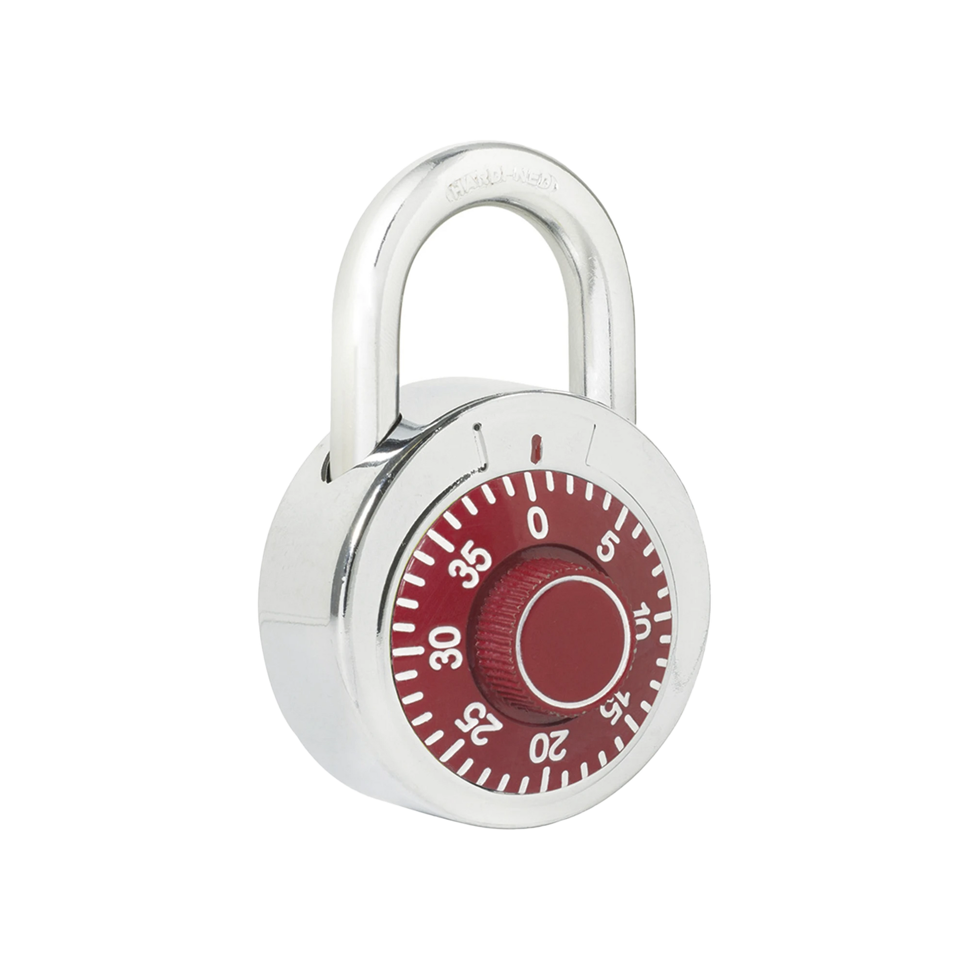 CANDADO DE COMBINACIÓN / MEDIDA 50 MM/ NIVEL DE SEGURIDAD 3 / COMBINACIÓN DE DISCO / COLOR ROJO.-Ferreteria-LOCK-Bsai Seguridad & Controles