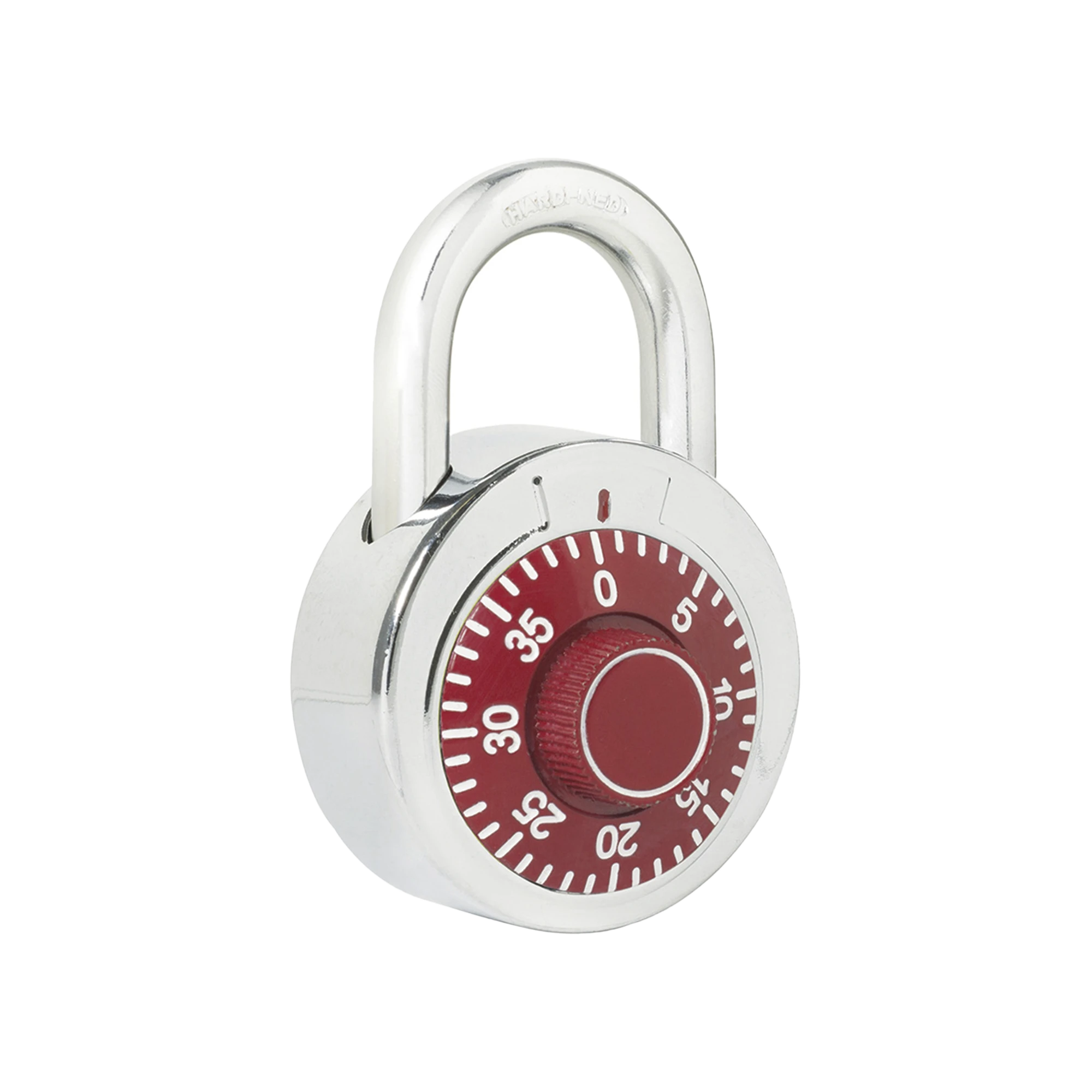 CANDADO DE COMBINACIÓN / MEDIDA 50 MM/ NIVEL DE SEGURIDAD 3 / COMBINACIÓN DE DISCO / COLOR ROJO.-Ferreteria-LOCK-Bsai Seguridad & Controles