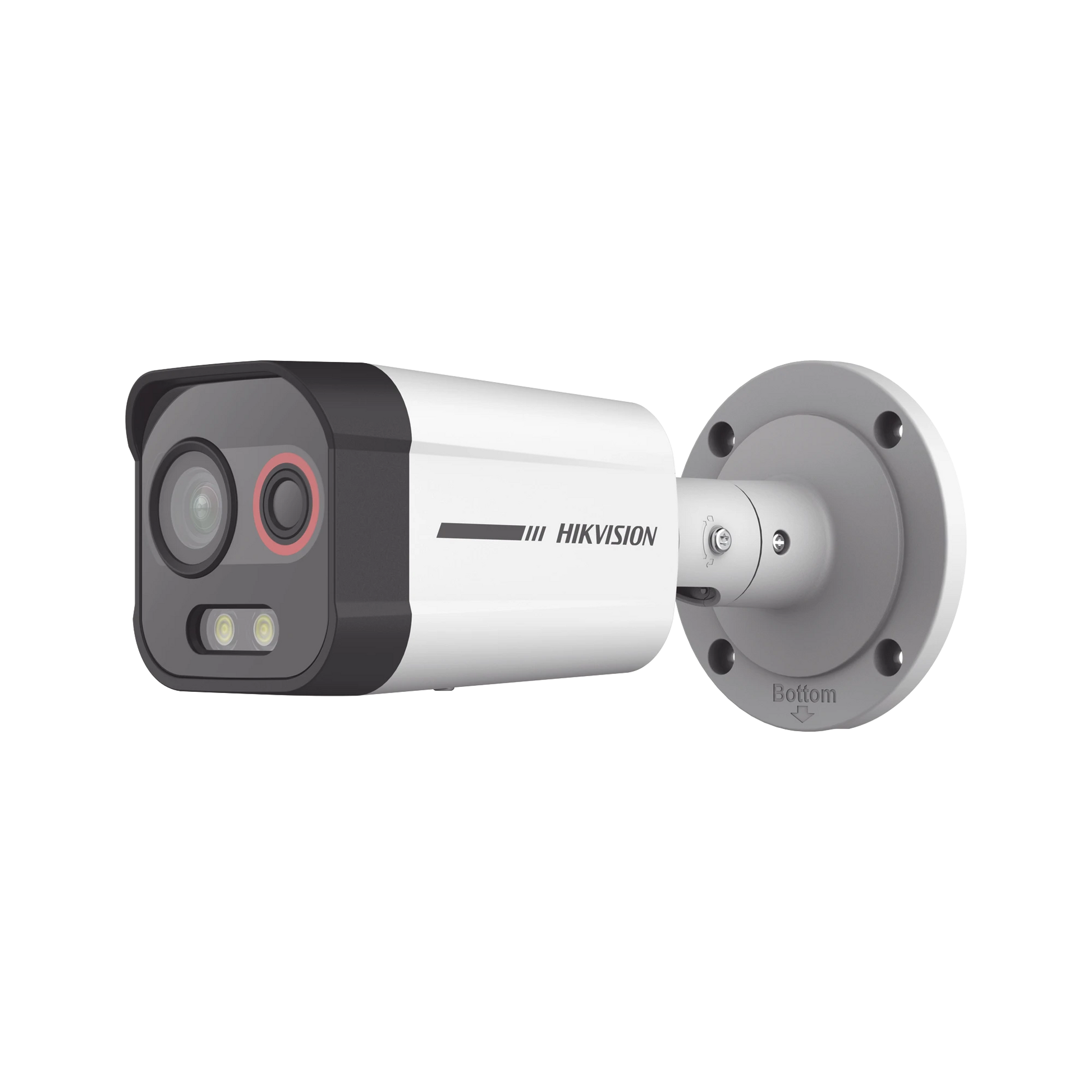BALA IP DUAL / TÉRMICA 1.35 MM (96 X 72) / ÓPTICO 4 MM (4 MEGAPIXEL) / DETECCIÓN DE INTRUSIÓN POR VCA 30 MTS /30 MTS LUZ BLANCA / EXTERIOR IP67 / POE / SIRENA Y LUZ INTERMITENTE INTEGRADA / MICRO SD / COLORVU Y ACUSENSE-Cámaras IP y NVRs-HIKVISION-Bsai Seguridad & Controles