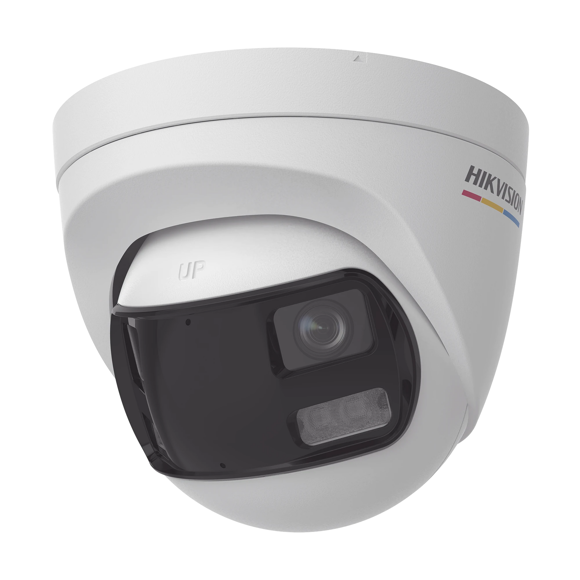 [COLORVU + DUAL LIGHT + PANORAMICA] TURRET TURBOHD 3K (5 MEGAPIXEL) / MICRÓFONO INTEGRADO / ANGULO DE VISIÓN 180° / IMAGEN A COLOR 24/7 / 40 MTS LUZ BLANCA + 40 MTS IR / EXTERIOR IP67 / WDR-Cámaras y DVRs HD TurboHD / AHD / HD-TVI-HIKVISION-DS-2CE72KF3TP-DLS-Bsai Seguridad & Controles