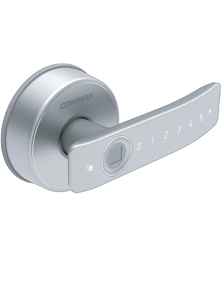 COMMAX CDL800WL - CERRADURA BIOMÉTRICA INTELIGENTE CON CAPACIDAD PARA 100 HUELLAS, TECLADO TOUCH PARA 4 PASSWORDS Y FÁCIL INSTALACIÓN-Inteligente-COMMAX-Bsai Seguridad & Controles