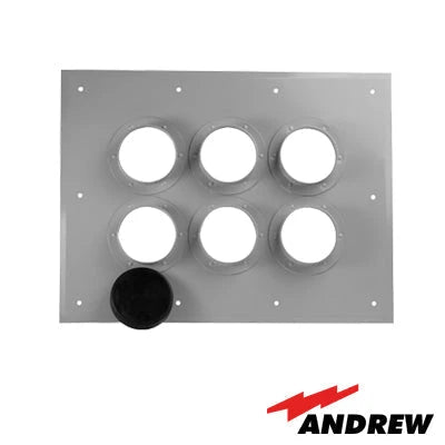 PLACA PASAMURO CON CAPACIDAD DE 6 BOTAS DE 4-Cableado-ANDREW / COMMSCOPE-Bsai Seguridad & Controles
