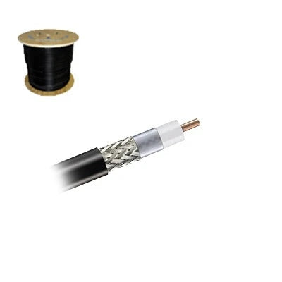 CABLE COAXIAL DE MALLA DE COBRE ESTAÑADA, 50 OHMS, RETARDANTE DE FUERGO, CARRETE DE 305 METROS-Cableado-ANDREW / COMMSCOPE-CNT-195/1000-Bsai Seguridad & Controles