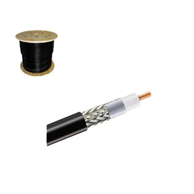 CABLE COAXIAL 90% DE BLINDAJE, CERTIFICACIÓN ROHS, CONDUCTOR DE COBRE REVESTIDO DE ALUMINIO, 50 OHMS, CARRETE DE 305 M-Cableado-ANDREW / COMMSCOPE-CNT-400/1000-Bsai Seguridad & Controles