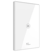 NGTECO NGS101 - APAGADOR INTELIGENTE WIFI 1 BOTÓN TOUCH / CONTROL REMOTO VÍA APP / CONTROL POR VOZ / TEMPORIZADOR / PANEL TÁCTIL DE ALTA SENSIBILIDAD / WIFI 2.4 GHZ / SE REQUIERE CABLE NEUTRO / COMPATIBLE CON ALEXA Y ASISTENTE DE GOOGLE-Control de Iluminación-ZKTECO-Bsai Seguridad & Controles