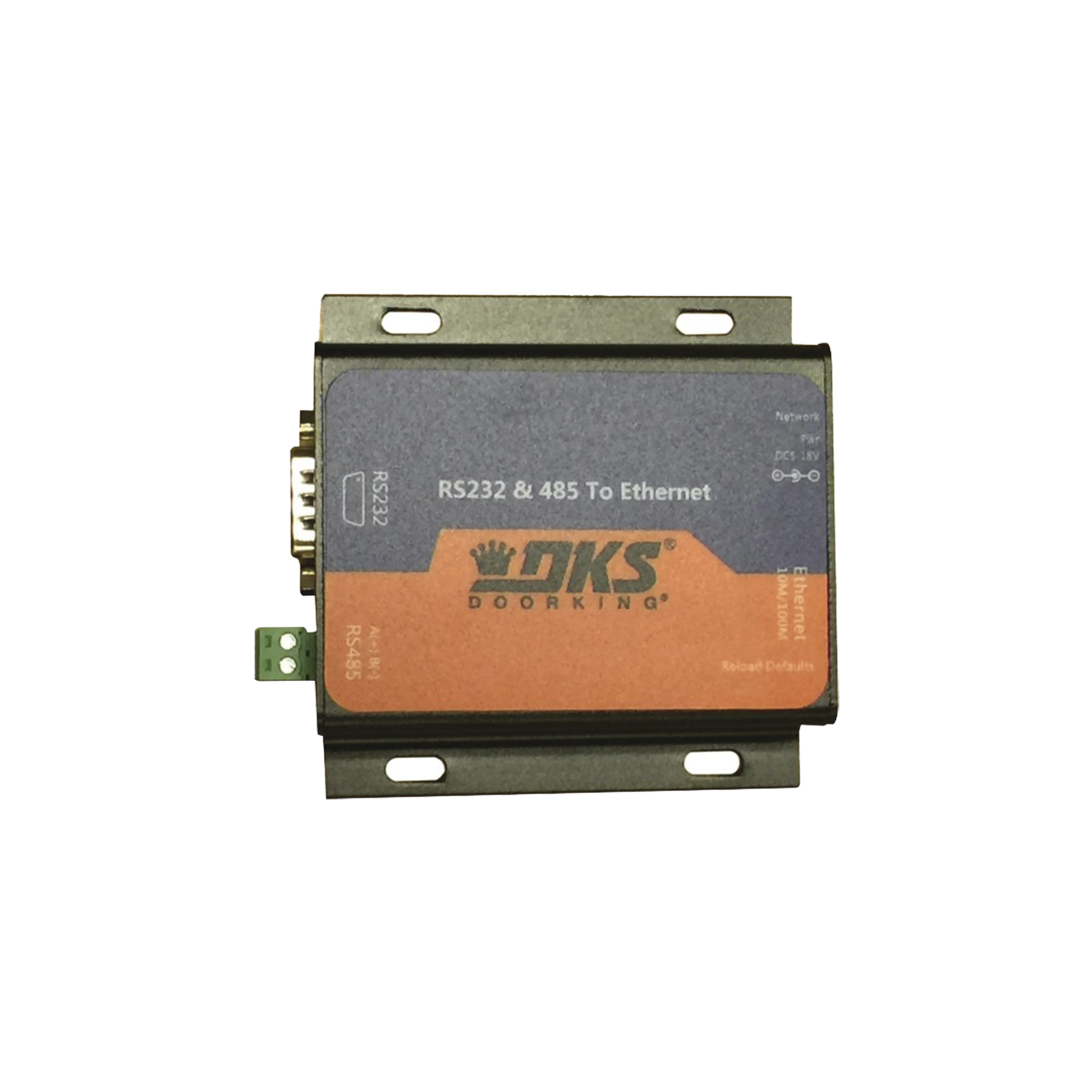 CONVERTIDOR RS232 A TCP/IP / COMPATIBLE CON AUDIO PORTEROS DKS SERIE 1830-Videoporteros e Interfonos-DKS DOORKING-Bsai Seguridad & Controles