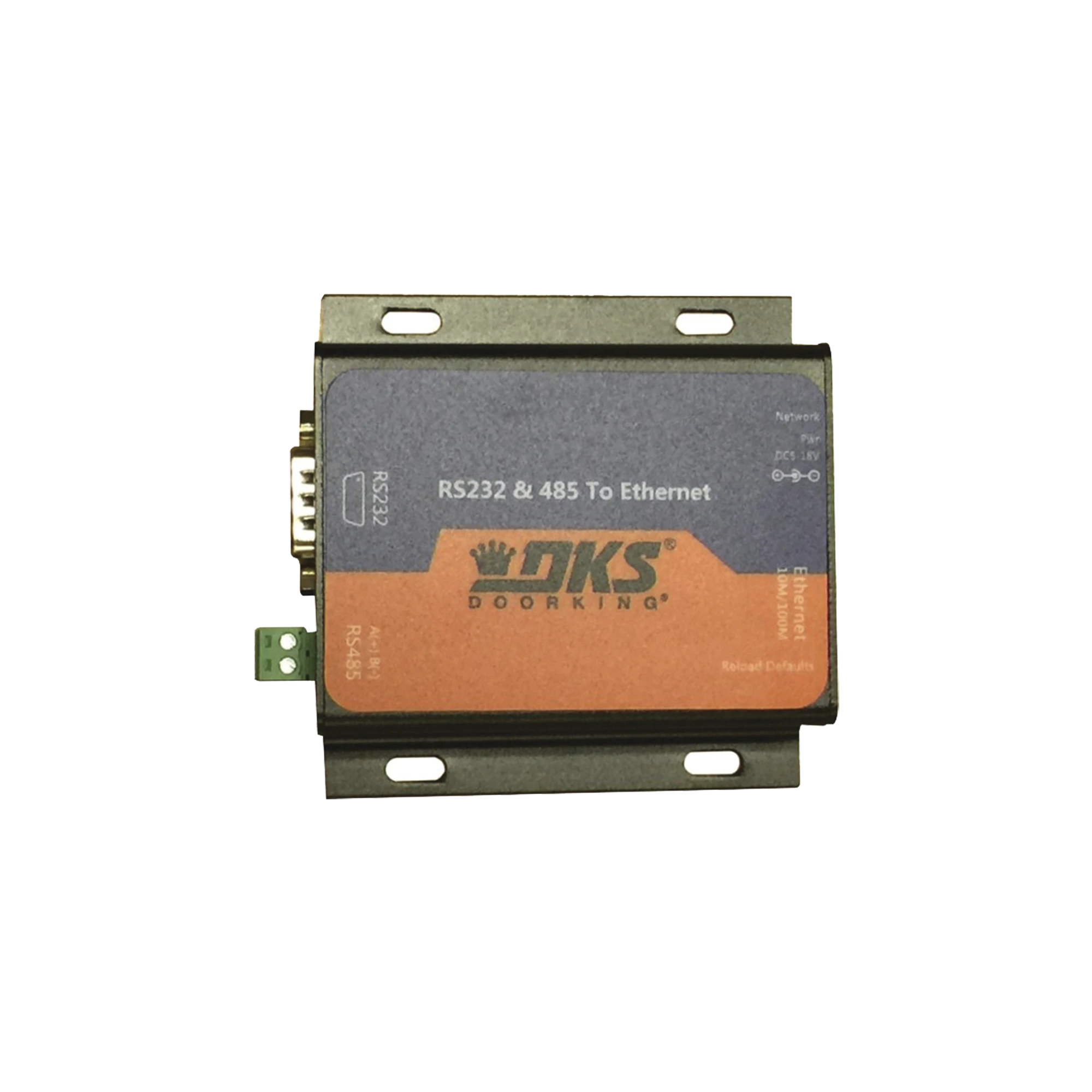 CONVERTIDOR RS232 A TCP/IP / COMPATIBLE CON AUDIO PORTEROS DKS SERIE 1830-Videoporteros e Interfonos-DKS DOORKING-Bsai Seguridad & Controles