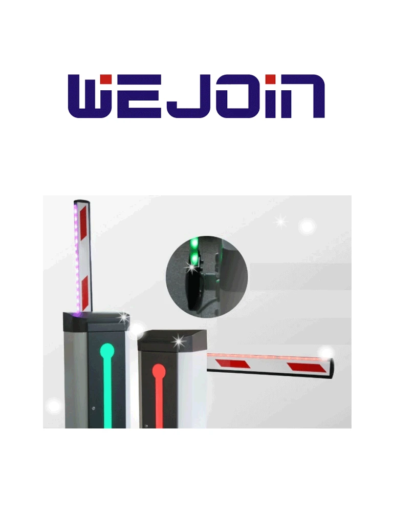 WEJOIN ARML3LED- BRAZO RECTO DE 3 METROS / COMPATIBLE CON BARRERA LED IZQUIERDA-Refacciones - Control Acceso Vehícular-WEJOIN-Bsai Seguridad & Controles