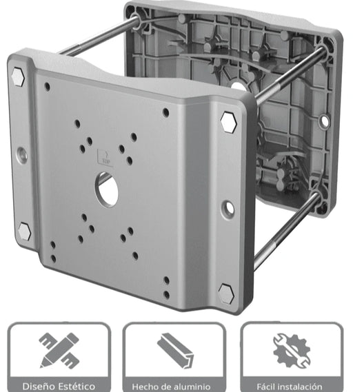 DAHUA DH-PFA153-SG - MONTAJE EN POSTE PARA CAMARAS PTZ Y CAJAS DE EXTERIOR/ ALUMINIO Y ACERO/ COMPATIBLE CON BRAZO PFB710W-SG / COMPATIBLE CON CÁMARA DH-PSDW81642ML-A360-D237-Soporte y Montaje-DAHUA-DHT0430017-Bsai Seguridad & Controles