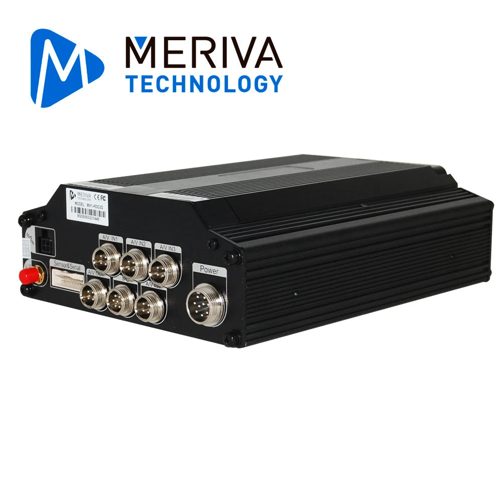 DVR MOVIL AHD MERIVA TECHNOLOGY MX1N-G4 HÍBRIDO / 4CH AHD / 1CH IP / 1080P / MÓDULO GPS / MÓDULO 3G 4G / SOPORTA DISCO DURO 2.5 PULGADAS / CONECTORES DIN DE AVIACIÓN 4 PINES Y 6 PINES / G-SENSOR / COMPATIBLE CON CEIBA2 -Accesorios Videovigilancia-MERIVA TECHNOLOGY - STREAMAX-Bsai Seguridad & Controles