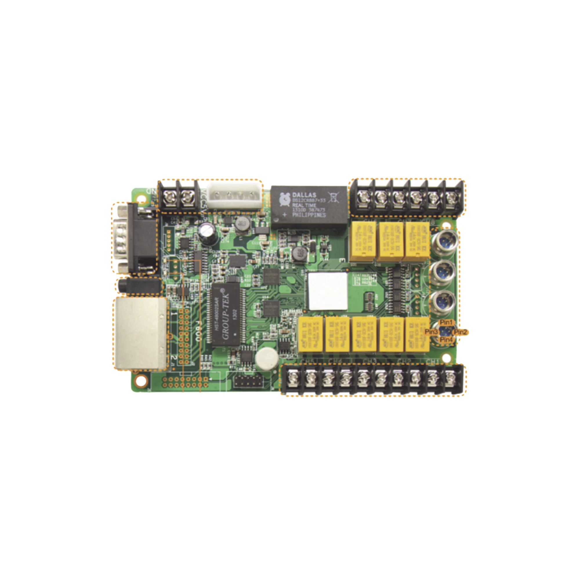 TARJETA RECEPTORA PARA SENSOR DE LUZ / COMPATIBLE CON CONTROLADORES N-Monitores Pantallas y Mobiliario-HIKVISION-Bsai Seguridad & Controles