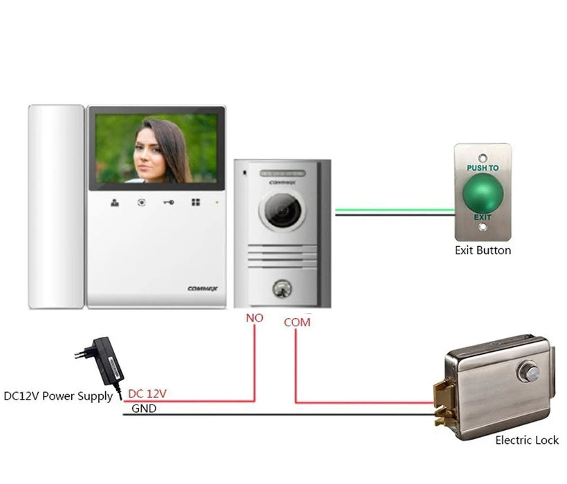 YLI ABK702BL - CERRADURA ELÉCTRICA IZQUIERDA / CARCASA METÁLICA / APERTURA CON BOTÓN, LLAVE / 12VDC / USO INTERIOR / COMPATIBLE CON CONTROLES DE ACCESO-Eléctrica-YLI ELECTRONIC-YLI2520001-Bsai Seguridad & Controles