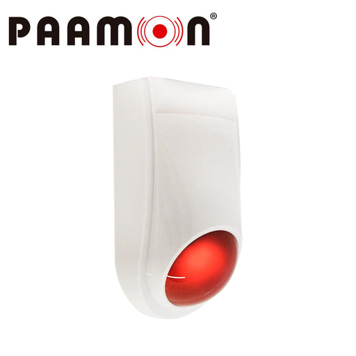 SIRENA CON ESTROBO ALAMBRICA PAAMON PAM-SL500 TAMPER NO Y NC/ FACIL INSTALACION/ PARA USO EN EXTERIOR IP65/ MATERIAL PLASTICO ABS/ COLOR BLANCO/ NIVEL DE SONIDO 110/-2DB/ ALTA DURABILIDAD/ COMPATIBLE CON CUALQUIER SISTEMA DE ALARMA-Sirenas-PAAMON-Bsai Seguridad & Controles