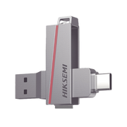 MEMORIA USB DUAL DE 256 GB / USB-C Y USB-A / TRANSFERENCIA DE ALTA VELOCIDAD / METÁLICA / COMPATIBLE CON DISPOSITIVOS MÓVILES, WINDOWS, MAC Y LINUX-Servidores / Almacenamiento / Cómputo-HIKSEMI BY HIKVISION-Bsai Seguridad & Controles