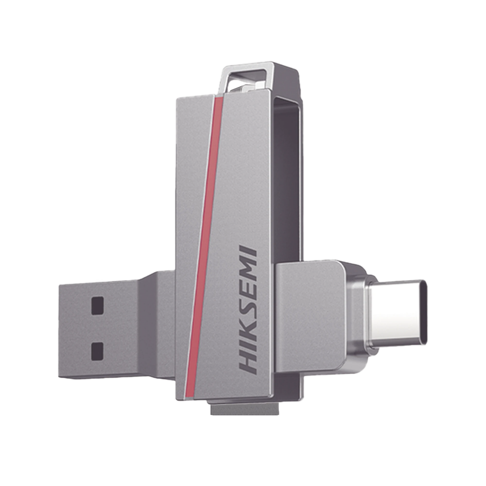 MEMORIA USB DUAL DE 256 GB / USB-C Y USB-A / TRANSFERENCIA DE ALTA VELOCIDAD / METÁLICA / COMPATIBLE CON DISPOSITIVOS MÓVILES, WINDOWS, MAC Y LINUX-Servidores / Almacenamiento / Cómputo-HIKSEMI BY HIKVISION-Bsai Seguridad & Controles