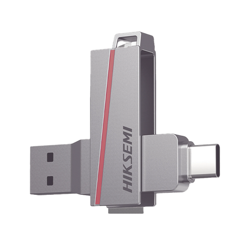 MEMORIA USB DUAL DE 256 GB / USB-C Y USB-A / TRANSFERENCIA DE ALTA VELOCIDAD / METÁLICA / COMPATIBLE CON DISPOSITIVOS MÓVILES, WINDOWS, MAC Y LINUX-Servidores / Almacenamiento / Cómputo-HIKSEMI by HIKVISION-HS-USB-E307C/256G-Bsai Seguridad & Controles