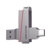 MEMORIA USB DUAL DE 256 GB / USB-C Y USB-A / TRANSFERENCIA DE ALTA VELOCIDAD / METÁLICA / COMPATIBLE CON DISPOSITIVOS MÓVILES, WINDOWS, MAC Y LINUX-Servidores / Almacenamiento / Cómputo-HIKSEMI by HIKVISION-HS-USB-E307C/256G-Bsai Seguridad & Controles