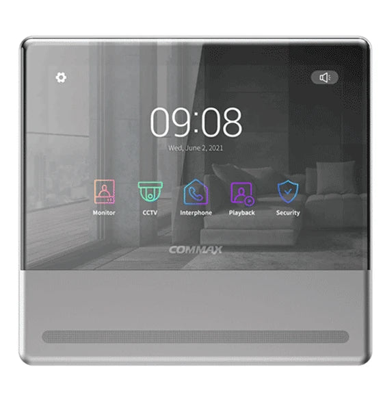 COMMAX CMV70MX - MONITOR PARA VIDEOPORTERO DE 7 PULGADAS CON DISEÑO SLIM, CUENTA CON CONEXIÓN WIFI PARA NOTIFICACIÓN A CELULAR A TRAVÉS APP COMPATIBLE CON ANDROID&IOS, GRABACIÓN DE AUDIO Y VIDEO CON SD/ COMPATIBLE CON FRENTES DE CALLE COMMAX #ESM2024-Monitores-COMMAX-Bsai Seguridad & Controles