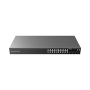 SWITCH GIGABIT ADMINISTRABLE / 16 PUERTOS 10/100/1000 MBPS + 4 PUERTOS SFP UPLINK / COMPATIBLE CON GWN CLOUD.-Networking-GRANDSTREAM-Bsai Seguridad & Controles