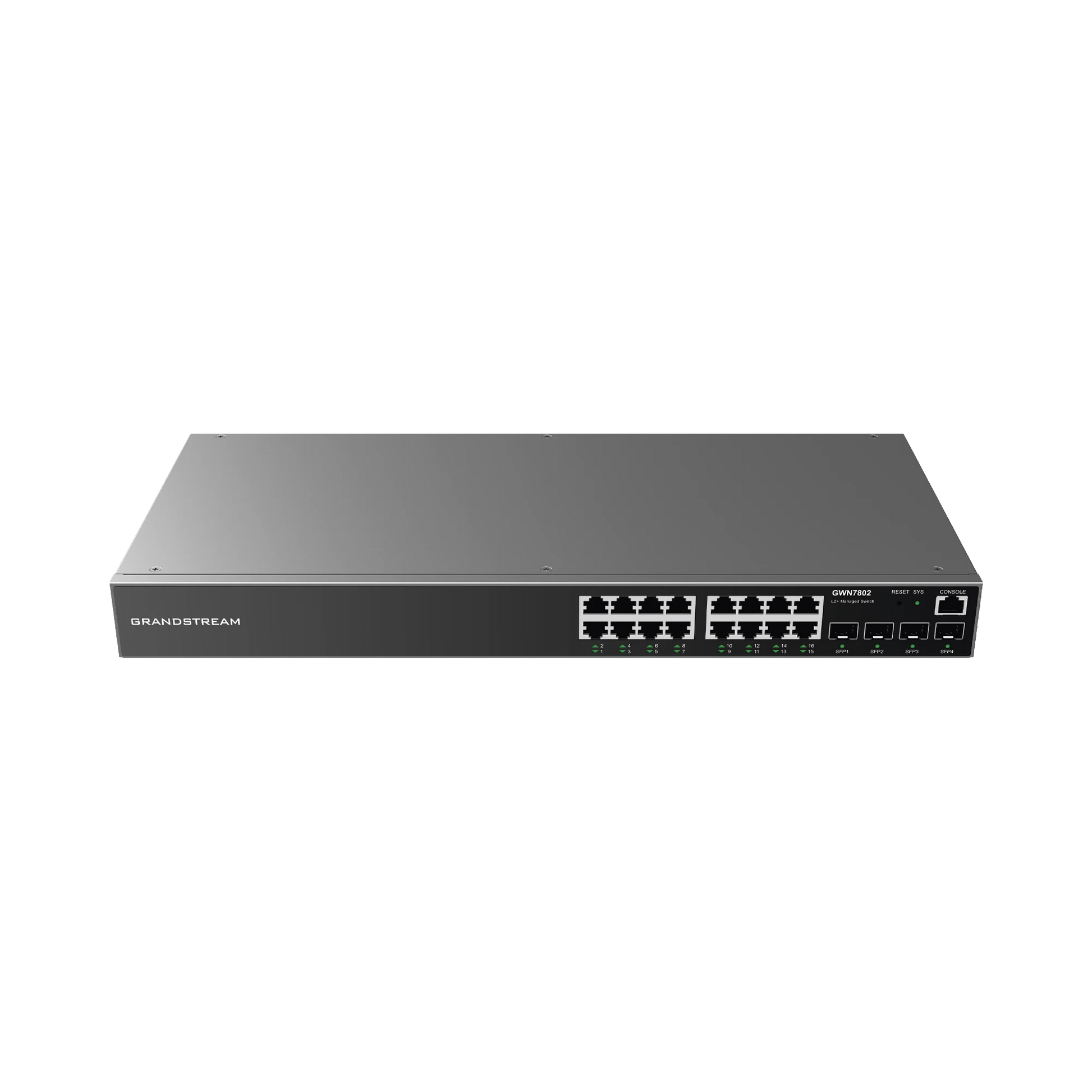 SWITCH GIGABIT ADMINISTRABLE / 16 PUERTOS 10/100/1000 MBPS + 4 PUERTOS SFP UPLINK / COMPATIBLE CON GWN CLOUD.-Networking-GRANDSTREAM-Bsai Seguridad & Controles