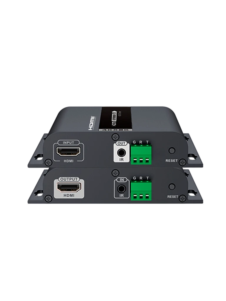 SAXXON LKV683S- KIT EXTENSOR HDMI SOBRE IP/ RESOLUCION 4K/ 30HZ/ HASTA 120 METROS/ CONTROL RS232/ HDBIT/ CAT 5E/ 6/ TRANSMISION DE IR/ COMPATIBLE CON HDCP 1.4-Accesorios Videovigilancia-SAXXON-Bsai Seguridad & Controles