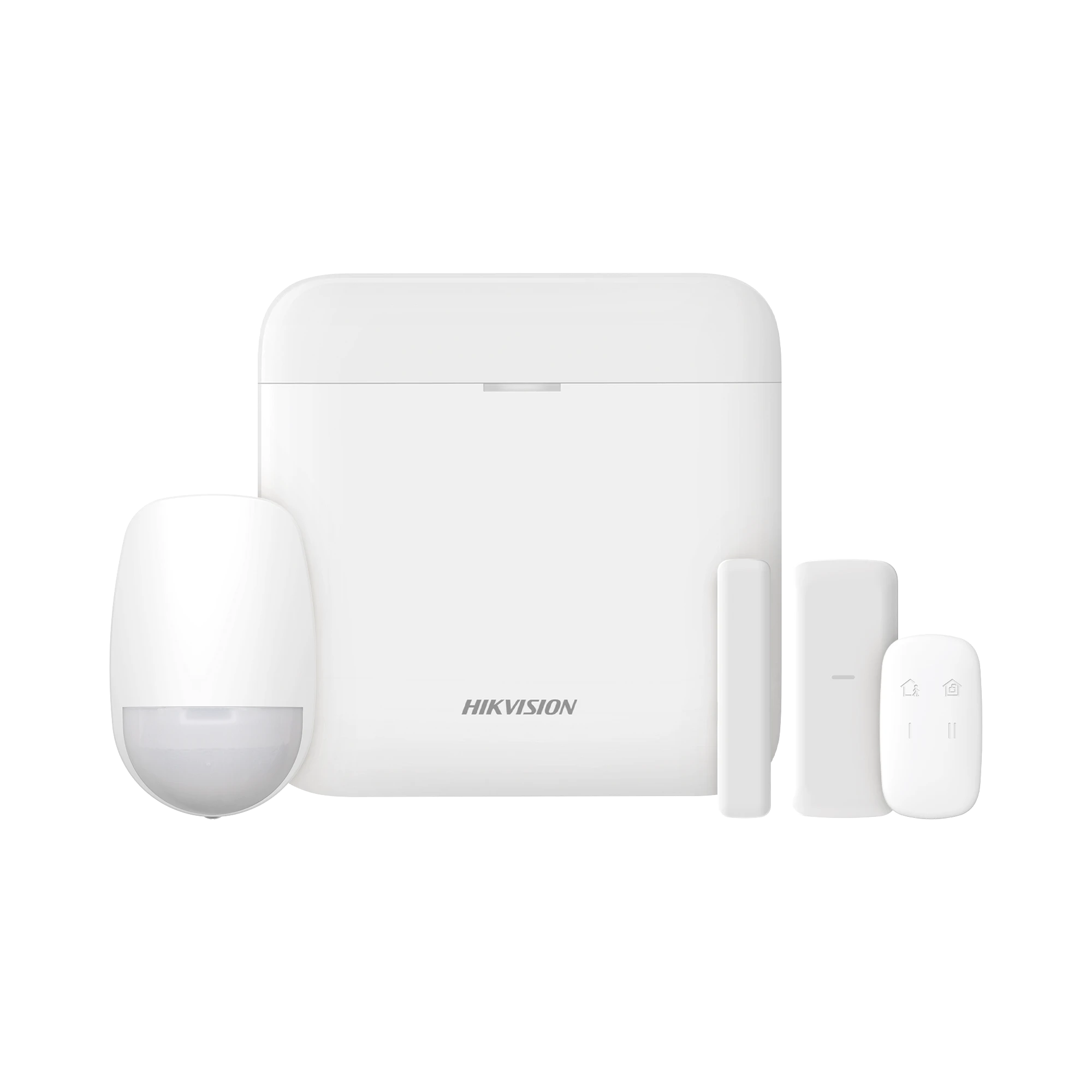 (AX PRO) KIT DE ALARMA AX PRO / INCLUYE: 1 HUB / 1 SENSOR PIR / 1 CONTACTO MAGNÉTICO SLIM / 1 CONTROL REMOTO / WIFI / COMPATIBLE CON HIK-CONNECT P2P-Alarmas-HIKVISION-Bsai Seguridad & Controles