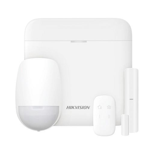 (AX PRO) KIT DE ALARMA AX PRO CON GSM (3G/4G) / INCLUYE: 1 HUB / 1 SENSOR PIR / 1 CONTACTO MAGNÉTICO / 1 CONTROL REMOTO / WI-FI / COMPATIBLE CON HIK-CONNECT P2P-Alarmas-HIKVISION-DS-PWA48-KS-Bsai Seguridad & Controles