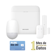 (AX PRO) KIT DE ALARMA AX PRO CON GSM (3G/4G) / INCLUYE: 1 HUB / 1 SENSOR PIR / 1 CONTACTO MAGNÉTICO / 1 CONTROL REMOTO /1 MICROSIM30M2M INCLUYE 1 MES DE SERVICIO/ WI-FI / COMPATIBLE CON HIK-CONNECT P2P-Alarmas-HIKVISION-Bsai Seguridad & Controles
