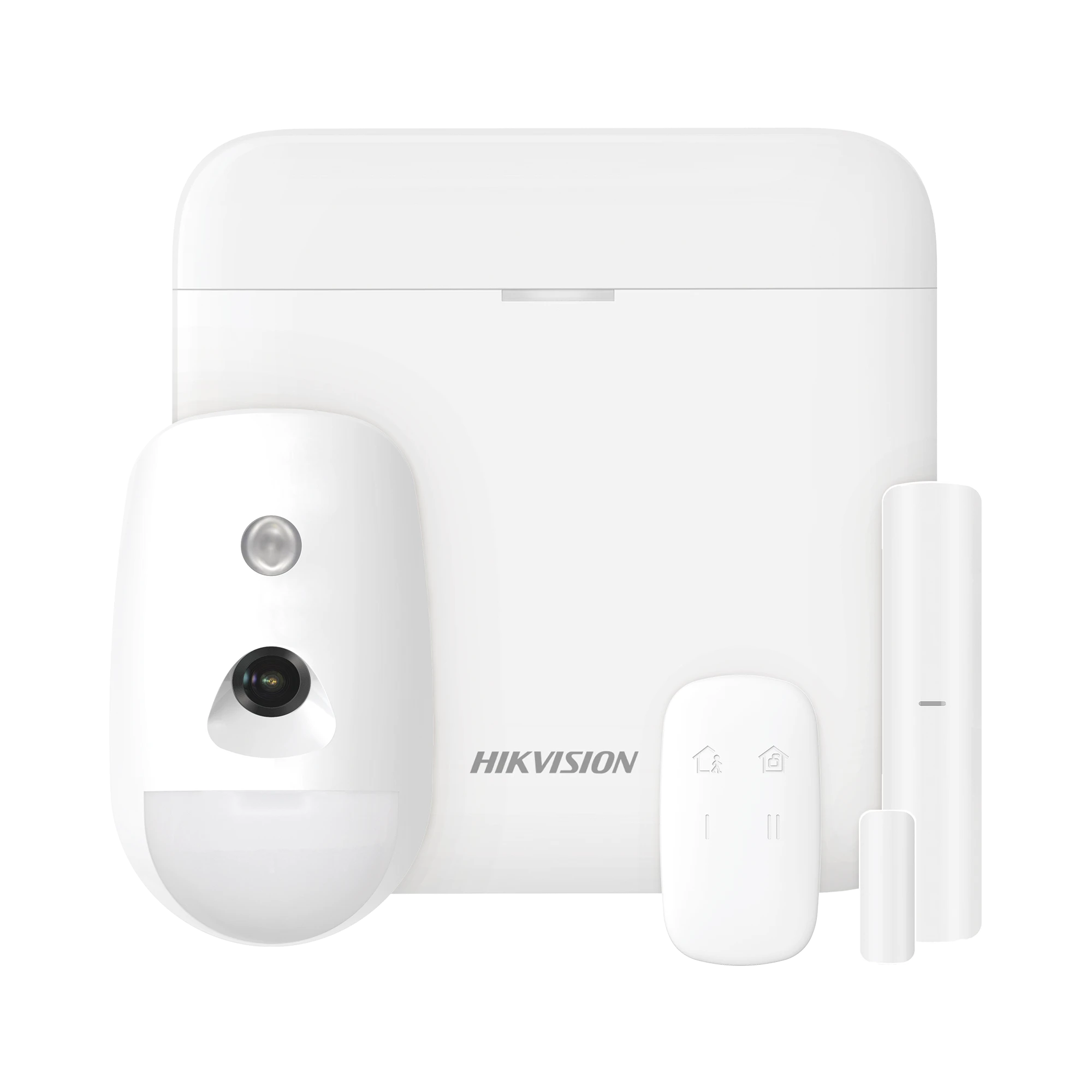 (AX PRO) KIT DE ALARMA AX PRO CON GSM (3G/4G) / INCLUYE: 1 HUB / 1 SENSOR PIR CON CÁMARA / 1 CONTACTO MAGNÉTICO / 1 CONTROL REMOTO / WIFI / COMPATIBLE CON HIK-CONNECT P2P-Alarmas-HIKVISION-Bsai Seguridad & Controles
