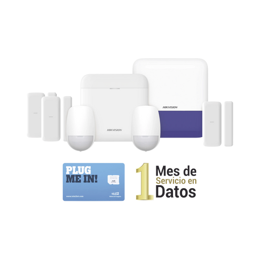 (AX PRO) KIT DE ALARMA AX PRO CON GSM (3G/4G) / INCLUYE: 1 HUB / 2 SENSORES PIR / 3 CONTACTOS MAGNÉTICOS MINI / 1 CONTROL REMOTO / 1 SIRENA INALAMBRICA EXTERIOR / 1 WIFI / 1 MICROSIM30M2M CON 1 MES DE SERVICIO/COMPATIBLE CON HIK-CONNECT P2P-Alarmas-HIKVISION-DS-PWA48-KSDV2-Bsai Seguridad & Controles