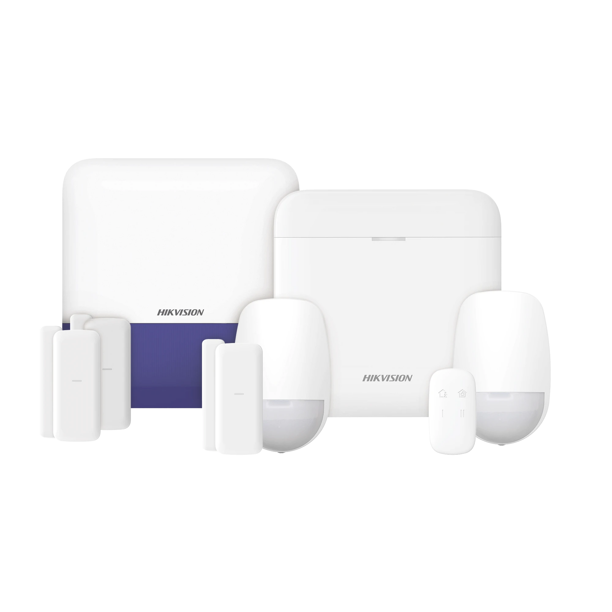 (AX PRO) KIT DE ALARMA AX PRO CON GSM (3G/4G) / INCLUYE: 1 HUB / 2 SENSORES PIR / 3 CONTACTOS MAGNÉTICOS MINI / 1 CONTROL REMOTO / 1 SIRENA INALAMBRICA EXTERIOR / WIFI / COMPATIBLE CON HIK-CONNECT P2P-Alarmas-HIKVISION-Bsai Seguridad & Controles