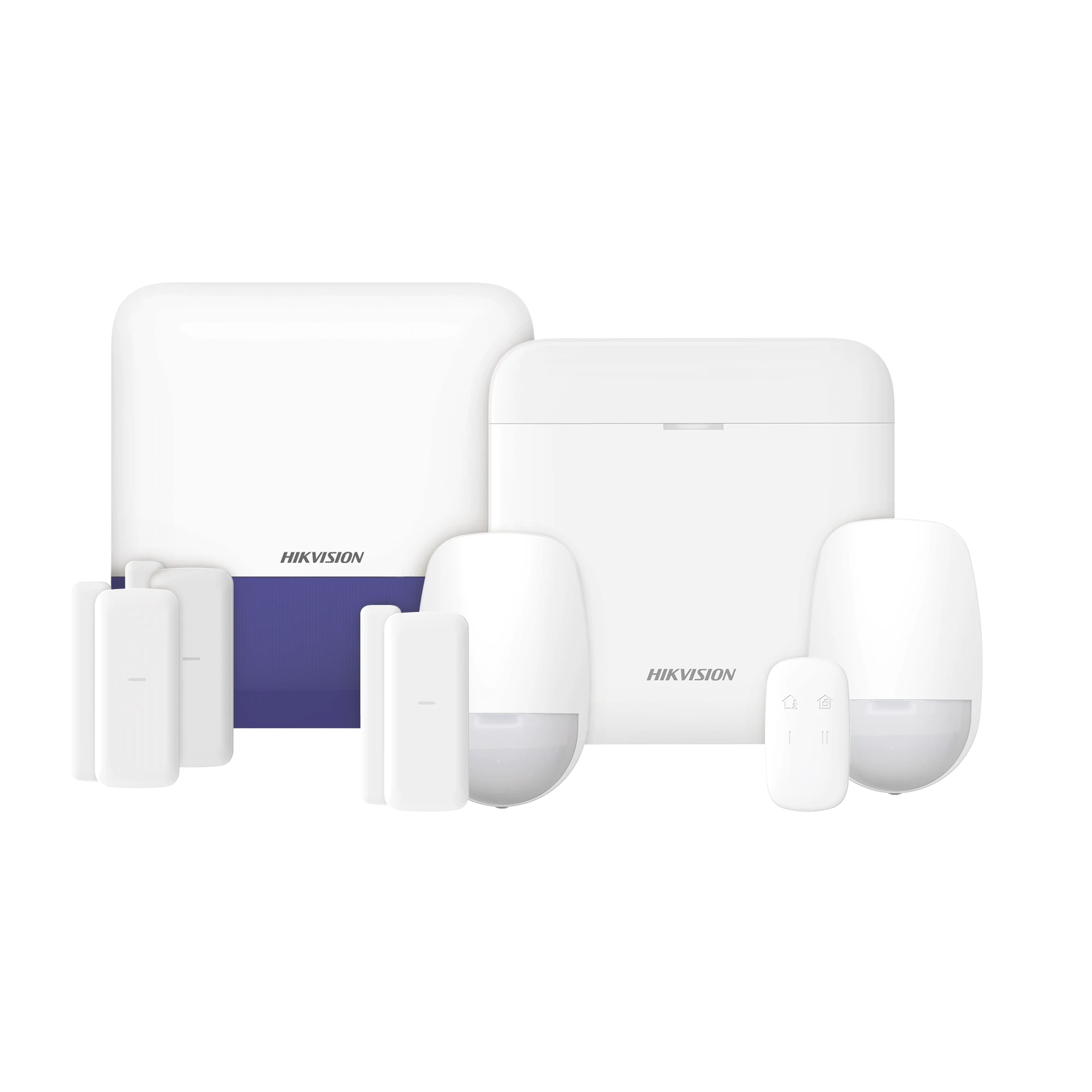 (AX PRO) KIT DE ALARMA AX PRO CON GSM (3G/4G) / INCLUYE: 1 HUB / 2 SENSORES PIR / 3 CONTACTOS MAGNÉTICOS MINI / 1 CONTROL REMOTO / 1 SIRENA INALAMBRICA EXTERIOR / WIFI / COMPATIBLE CON HIK-CONNECT P2P-Alarmas-HIKVISION-Bsai Seguridad & Controles