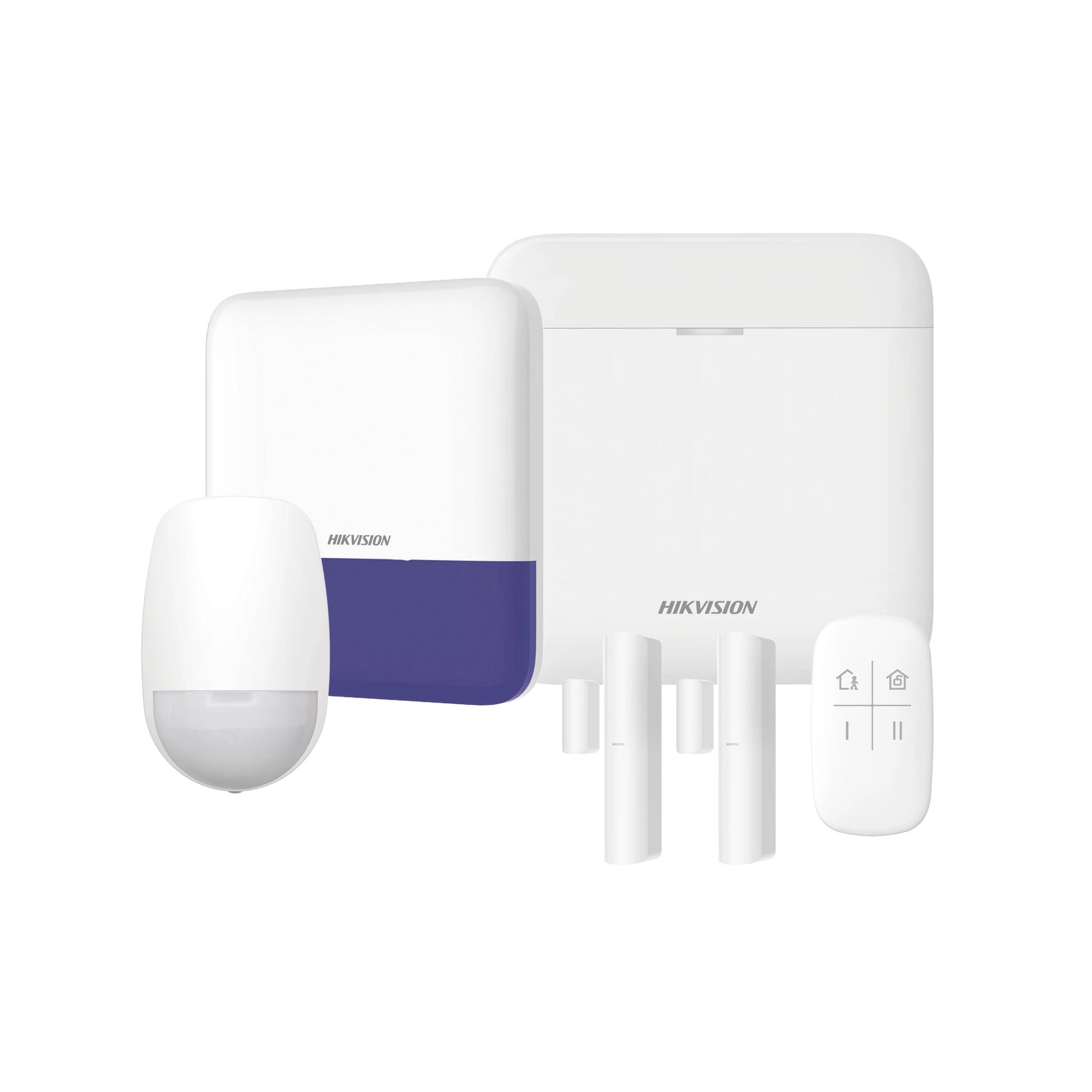 (AX PRO) KIT DE ALARMA AX PRO CON GSM (3G/4G) / INCLUYE: 1 HUB CON BATERIA DE RESPALDO / 1 SENSORES PIR / 2 CONTACTOS MAGNÉTICOS / 1 CONTROL REMOTO / 1 SIRENA INALAMBRICA EXTERIOR / WIFI / COMPATIBLE CON HIK-CONNECT P2P-Paneles de Alarma y Accesorios Hikvision-HIKVISION-Bsai Seguridad & Controles