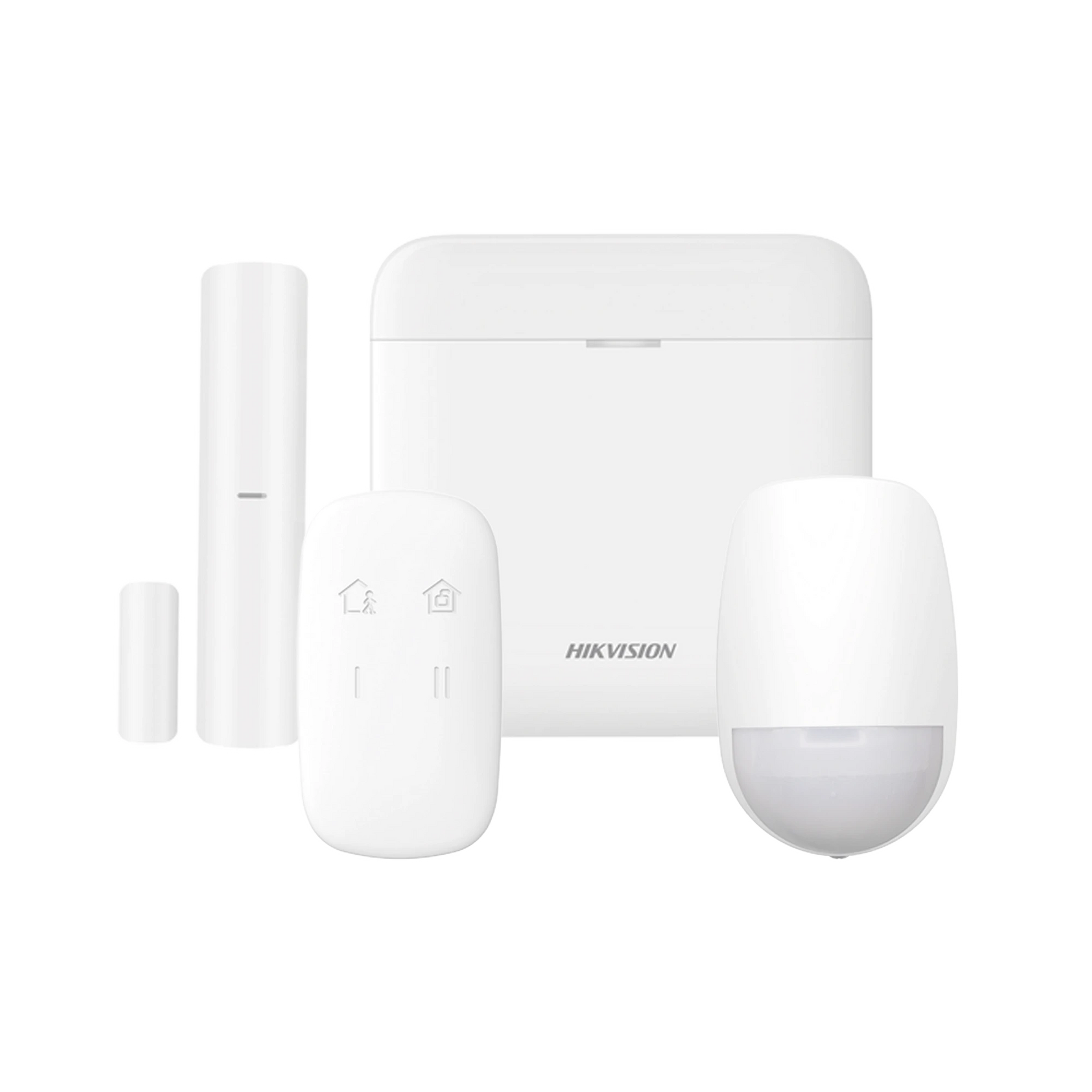 (AX PRO) KIT DE ALARMA AX PRO / INCLUYE: 1 HUB CON BATERIA DE RESPALDO / 1 SENSOR PIR / 1 CONTACTO MAGNÉTICO / 1 CONTROL REMOTO / WIFI / COMPATIBLE CON HIK-CONNECT P2P-Paneles de Alarma-HIKVISION-Bsai Seguridad & Controles