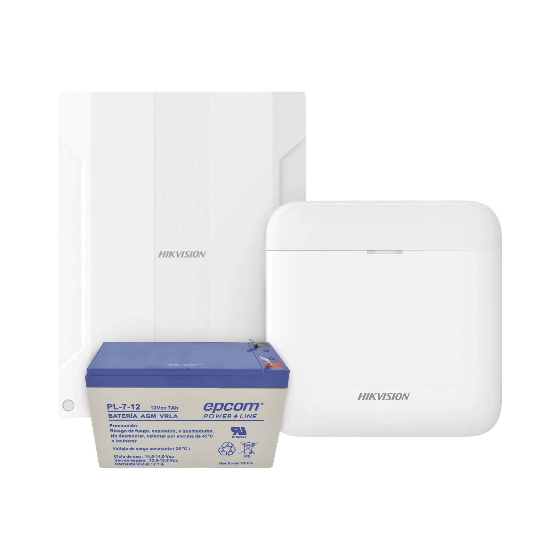 (AXPRO) KIT DE ALARMA AXPRO CONVERSIÓN DE ZONAS CABLEADAS A INALÁMBRICAS / INCLUYE: 1 HUB CON BATERIA DE RESPALDO/ 1 EXPANSOR DE 16 ZONAS CABLEADAS / 1 BATERIA DE RESPALDO 12VCC A 7 AMP/ COMPATIBLE CON HIK-CONNECT P2P-Paneles de Alarma y Accesorios Hikvision-HIKVISION-Bsai Seguridad & Controles