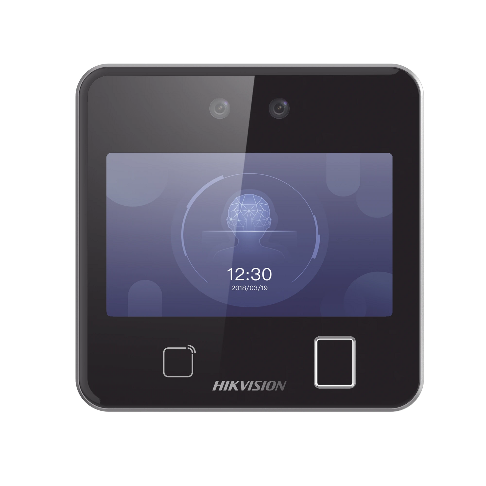 TERMINAL WIFI DE RECONOCIMIENTO FACIAL ULTRA RÁPIDO / HASTA 3 MTS DE LECTURA / 6000 ROSTROS / FUNCIÓN DE VIDEOPORTERO Y CÓDIGOS QR / INTERFAZ WEB / COMPATIBLE CON IVMS-4200 Y APP HIKCONNECT-Acceso SIN CONTACTO-HIKVISION-Bsai Seguridad & Controles
